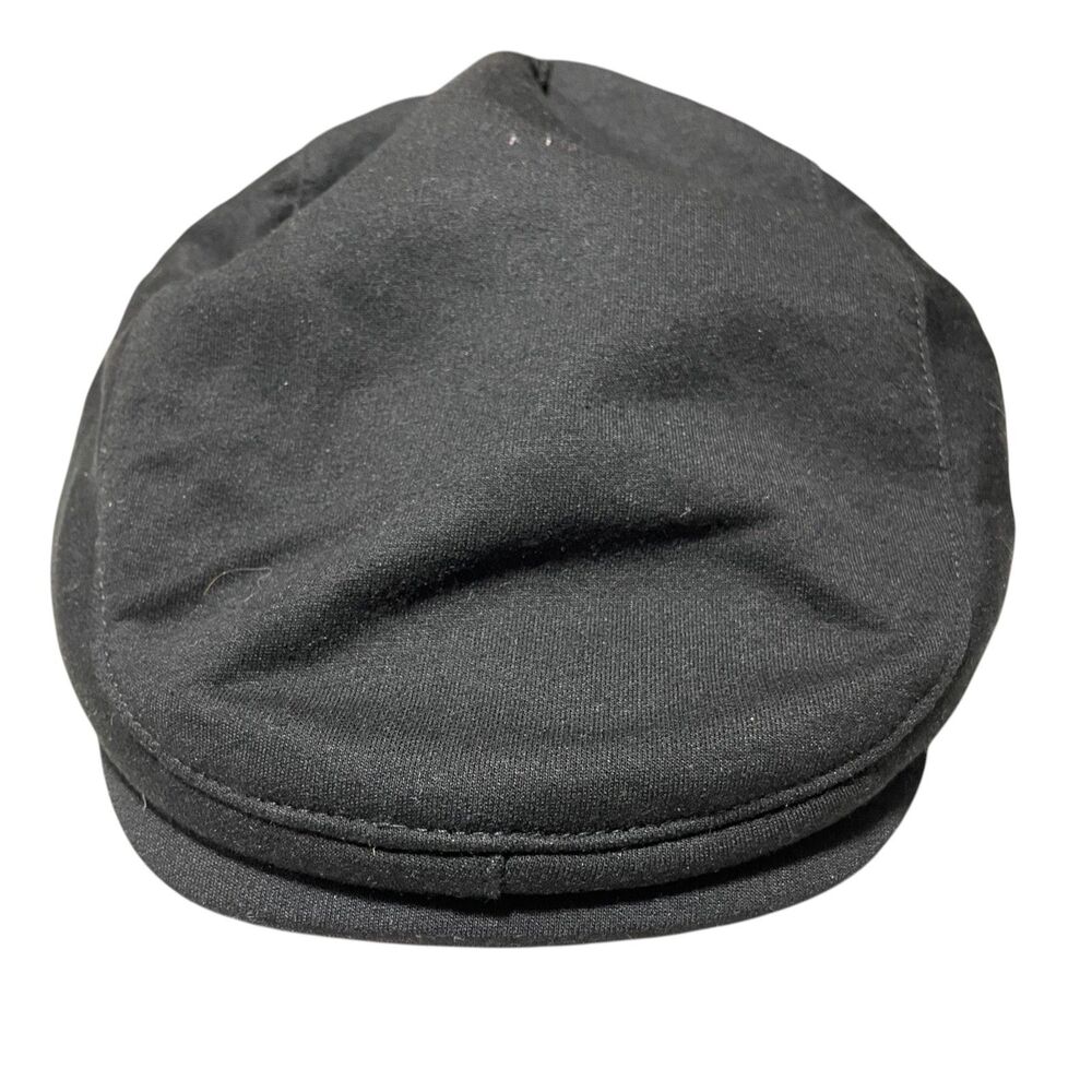 Boston Scally Co. XXL‎ Men's Black Newsboy Wool Blend Cap